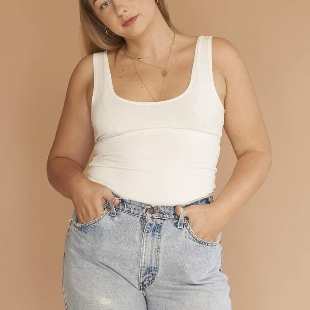 Fauxgerty Tank Bodysuit